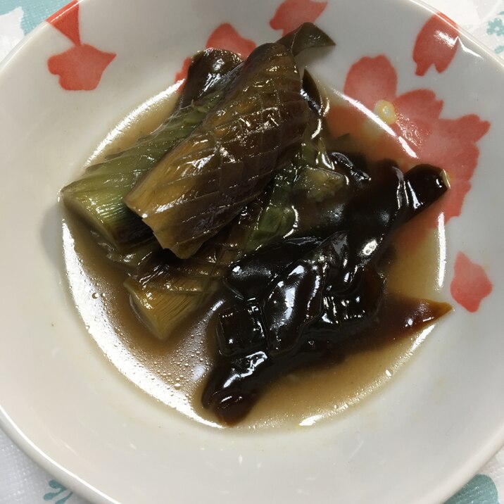 茄子と生わかめの煮物(*^^*)☆